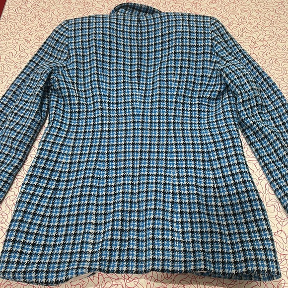 Louis Ferris Neiman Marcus Exclusive Plaid 3 Button Suit Jacket - Picture 9 of 9